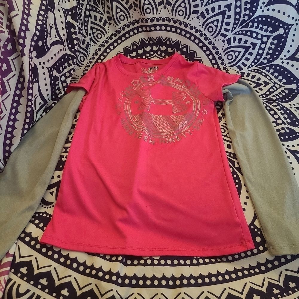 Under Armour girls long sleeve size medium NWOT